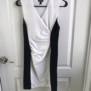 Express color block body con mini